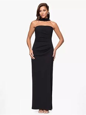 Xscape Strapless Long Dress Size 6 Nwot